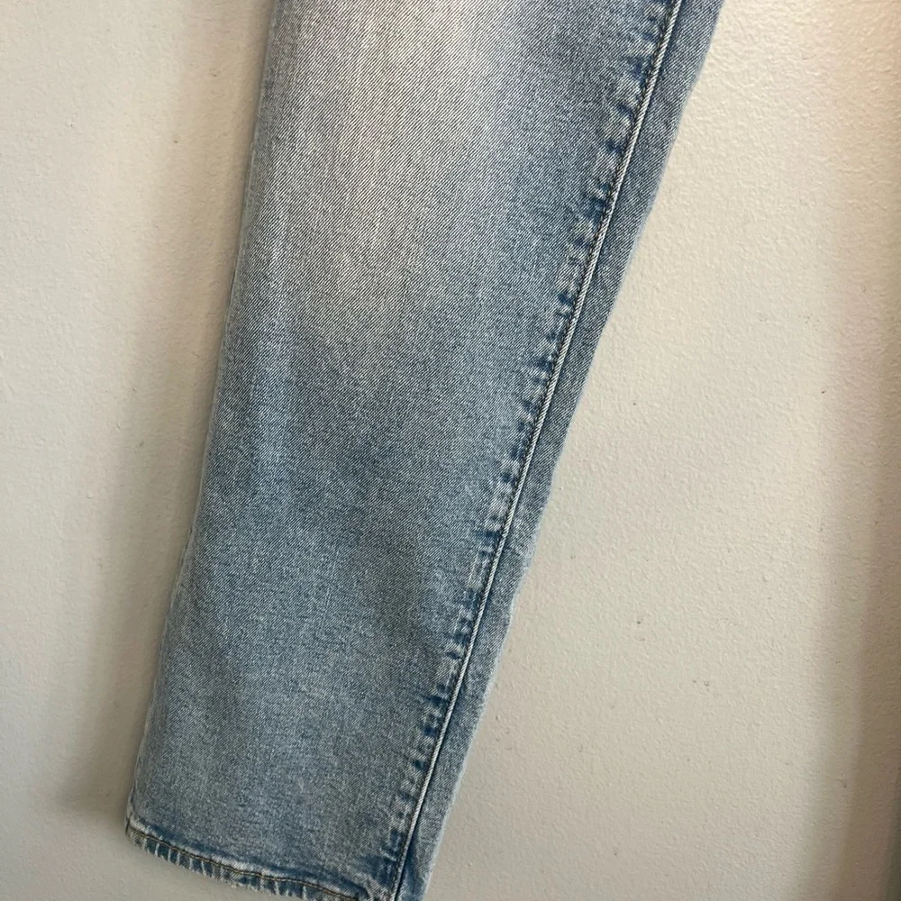 Old Navy Girls Sz 16 Blue Jeans Straight Ankle Built in Flex Adjustable Waist